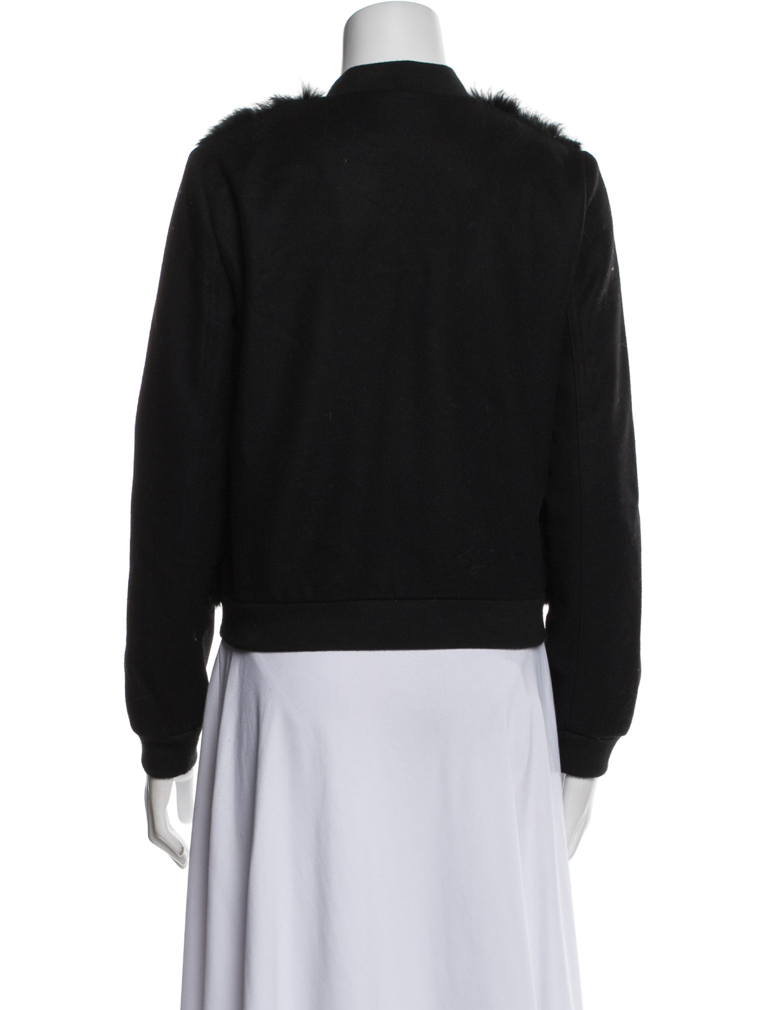 Diane von Furstenberg Wool Fur Jacket